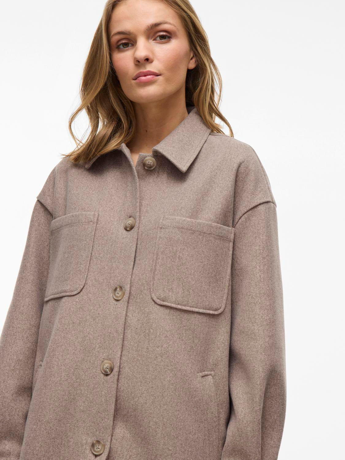 VIKIMMI Jacket - Fossil - VERO MODA & VILA Bergvik